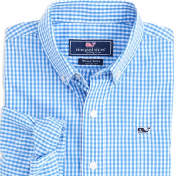 Vineyard Vines Original Gingham "Whale Shirt" NWOT